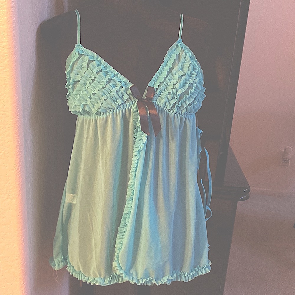 NWT Velvet blue. Kitten sleepwear